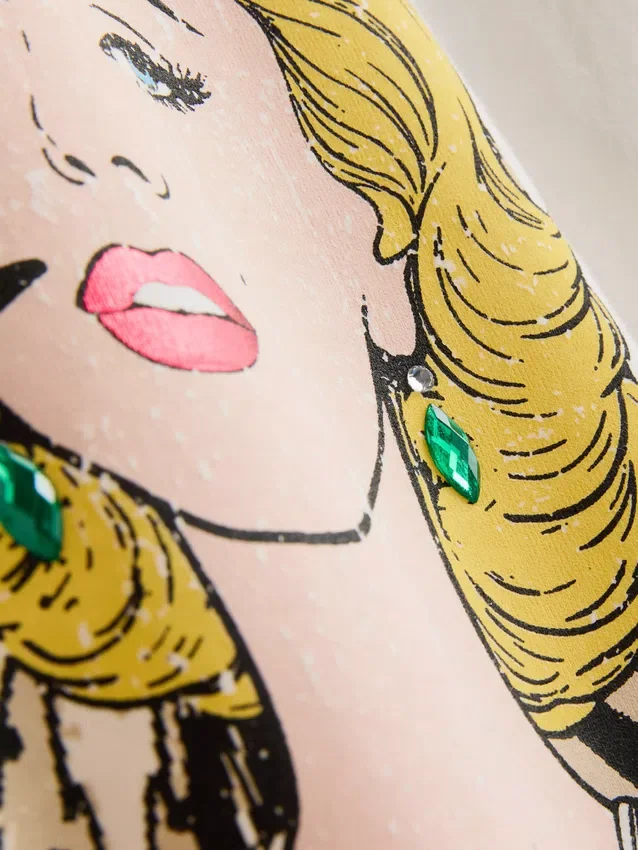 Marilyn Monroe oversized bomulls-T-skjorte