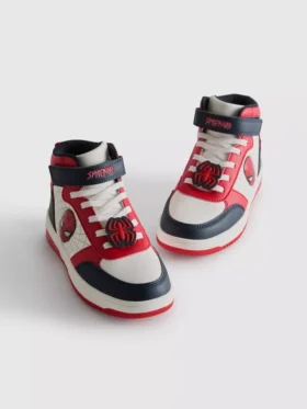 Marvel Spider-Man høye sneakers med lys