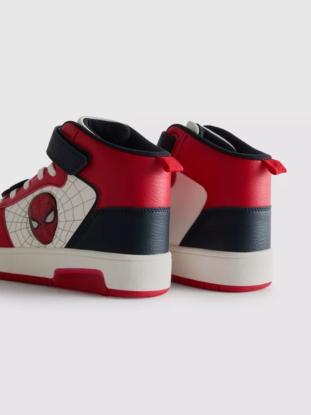 Marvel Spider-Man høye sneakers med lys