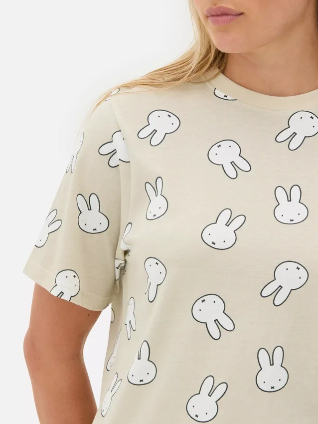 Miffy-pysjamaser i bomull med motiv