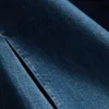Mini-shiftkjole i bomullsdenim