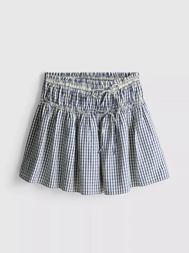 Mini-skater-skjørt i gingham