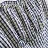 Minikjole med korsett i gingham-mønster