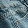 Minishorts i bomullsdenim