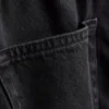 Miniskjørt i bomullsdenim