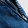 Miniskjørt i bomullsdenim