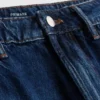 Miniskjørt i bomullsdenim