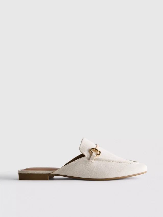 Mule-loafers med snaffle-detaljer