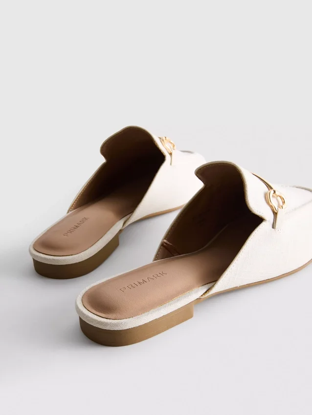 Mule-loafers med snaffle-detaljer