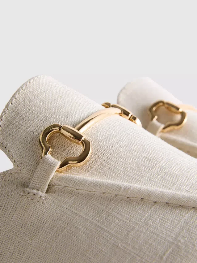 Mule-loafers med snaffle-detaljer