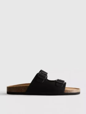 Mulesandaler med dobbel spenne