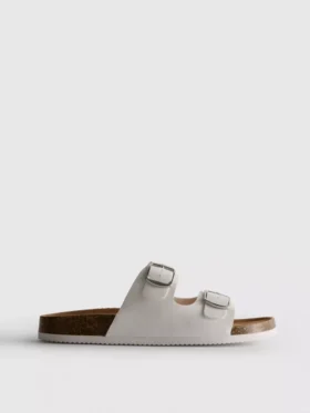 Mulesandaler med dobbel spenne