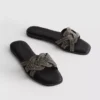 Mulesandaler med rhinestones