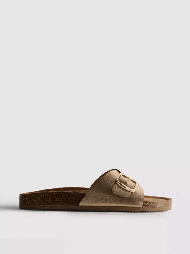 Mulesandaler med spenne