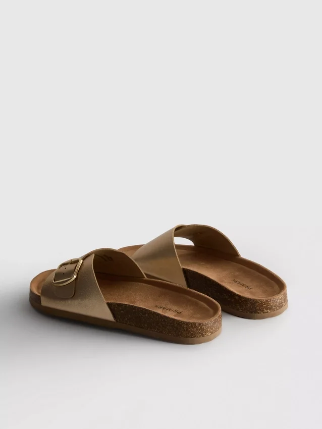 Mulesandaler med spenne