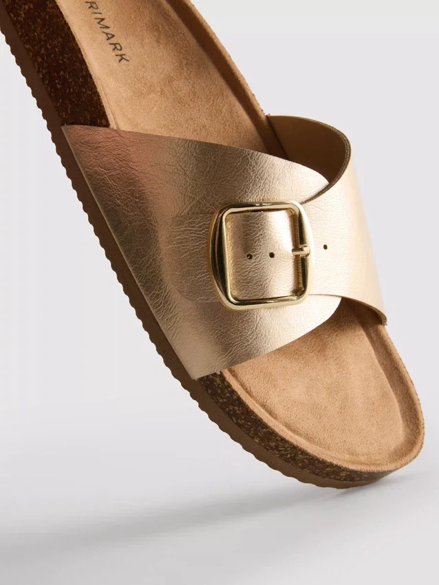 Mulesandaler med spenne