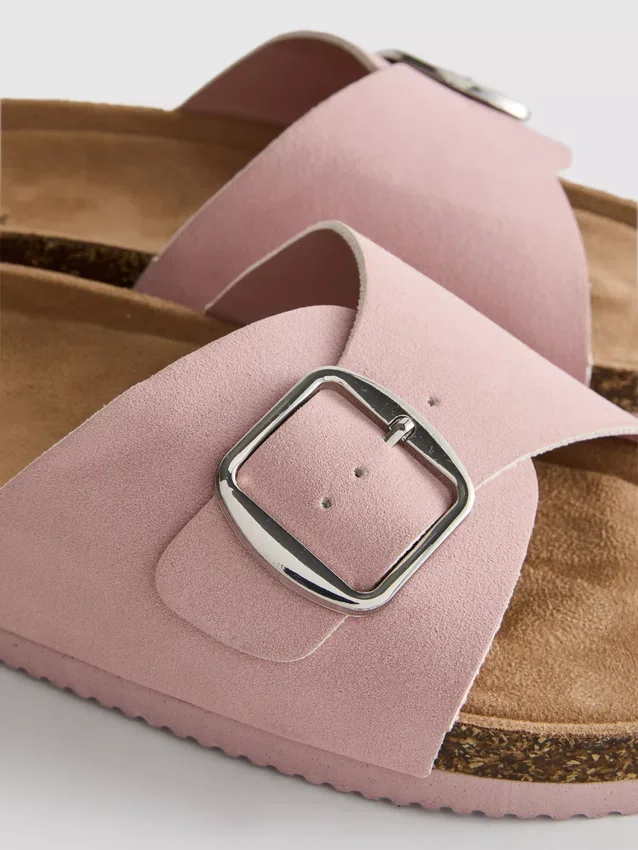Mulesandaler med spenne