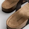 Mulesandaler med T-bar og spenne