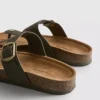 Mulesandaler med T-bar og spenne
