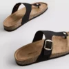Mulesandaler med T-bar og spenne