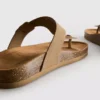 Mulesandaler med T-bar og spenne