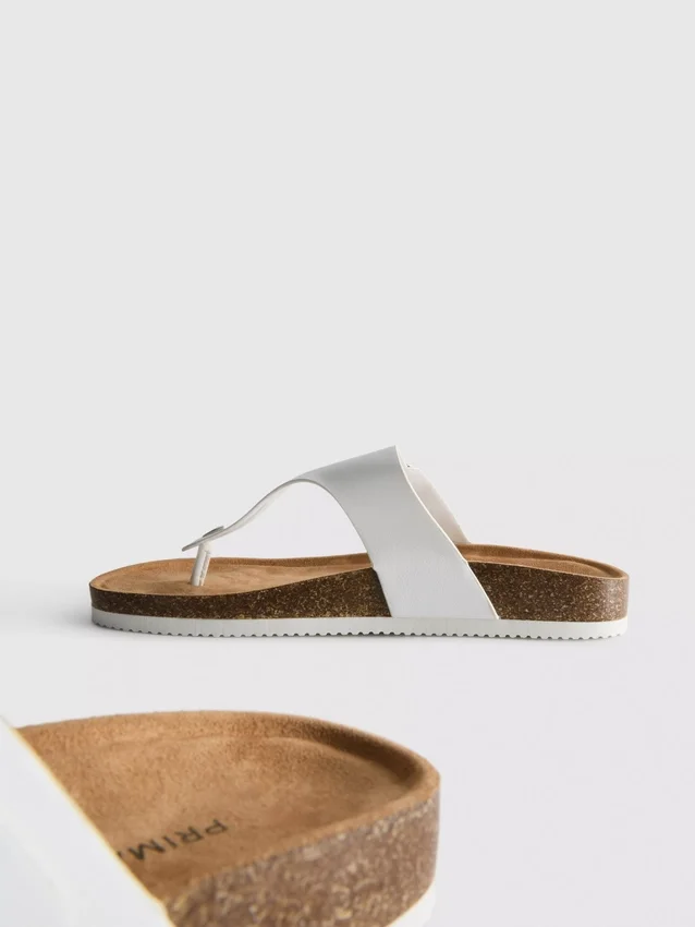 Mulesandaler med T-bar og spenne