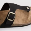 Mulesandaler med T-bar og spenne