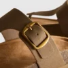 Mulesandaler med T-bar og spenne