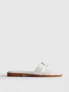 Mulesandaler med vridd rem