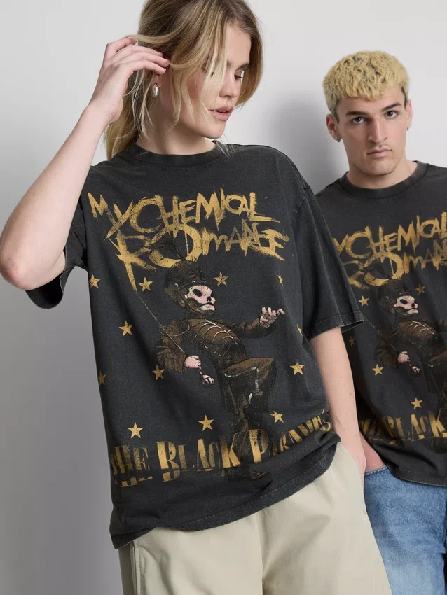 My Chemical Romance-T-skjorte med grafisk trykk