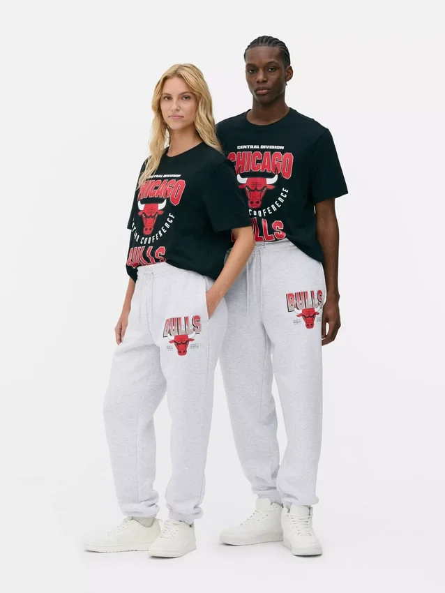 NBA Chicago Bulls joggebukser med snøring