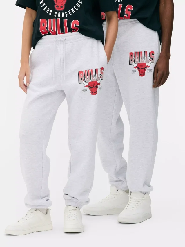 NBA Chicago Bulls joggebukser med snøring