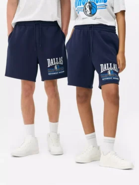 NBA Dallas Mavericks shorts med snøring