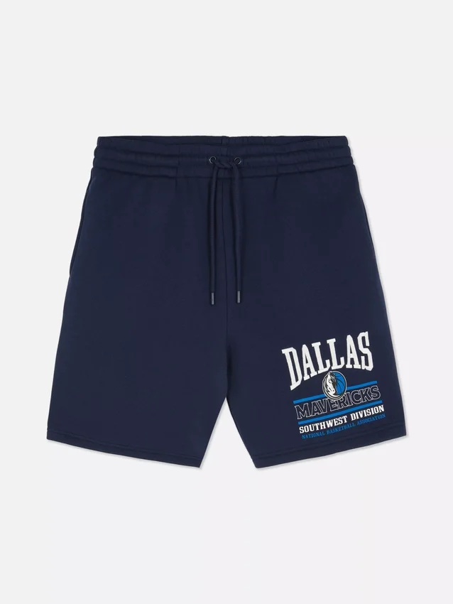 NBA Dallas Mavericks shorts med snøring
