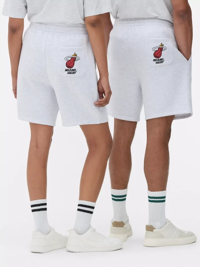 NBA Miami Heat shorts med snøring