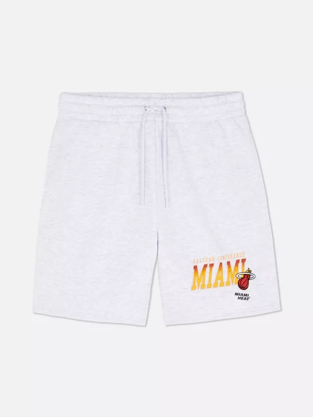 NBA Miami Heat shorts med snøring