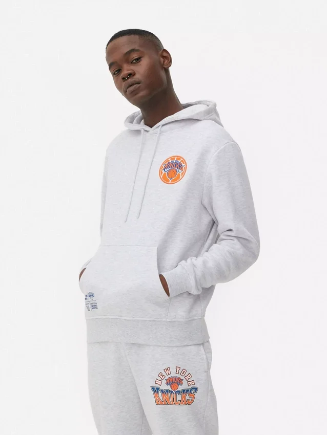 NBA New York Knicks hettegenser med snøring