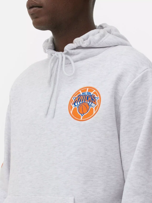 NBA New York Knicks hettegenser med snøring