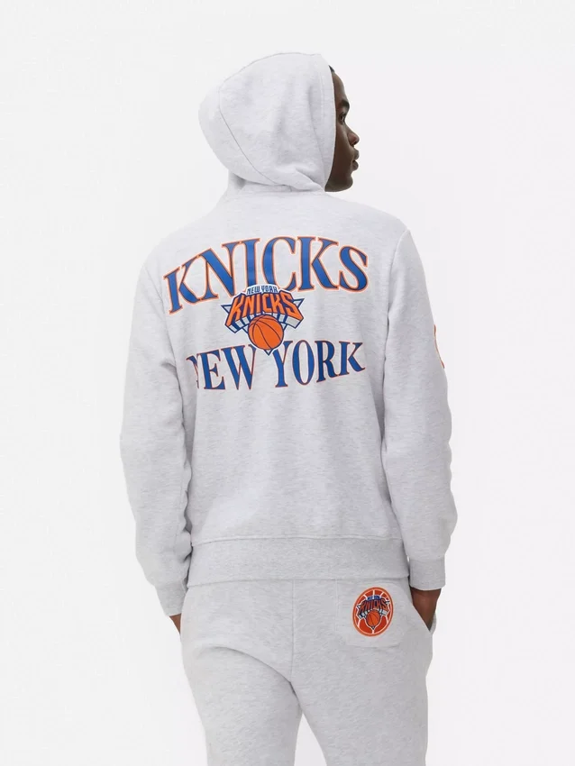 NBA New York Knicks hettegenser med snøring