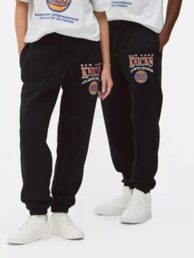 NBA New York Knicks joggebukse med snøring
