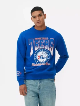 NBA Philadelphia 76ers-genser med grafisk trykk
