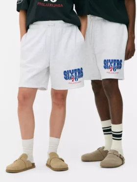 NBA Philadelphia 76ers shorts med snøring
