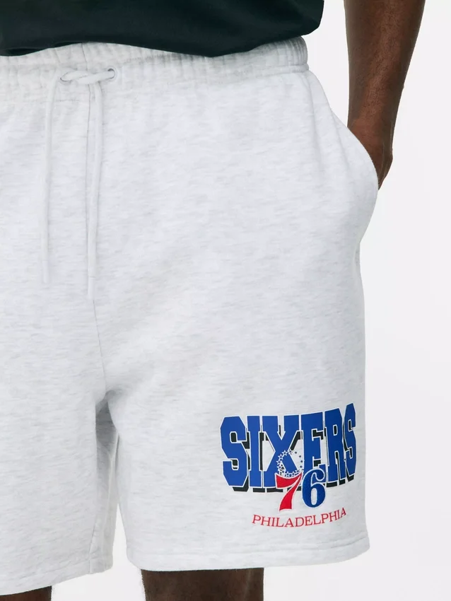 NBA Philadelphia 76ers shorts med snøring