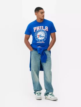 NBA Philadelphia 76ers T-skjorte med grafisk trykk