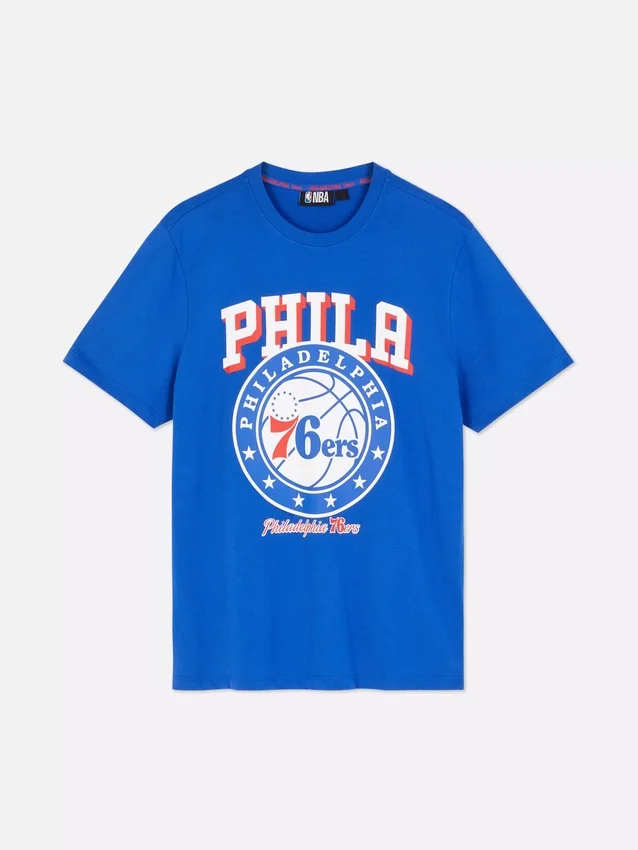 NBA Philadelphia 76ers T-skjorte med grafisk trykk