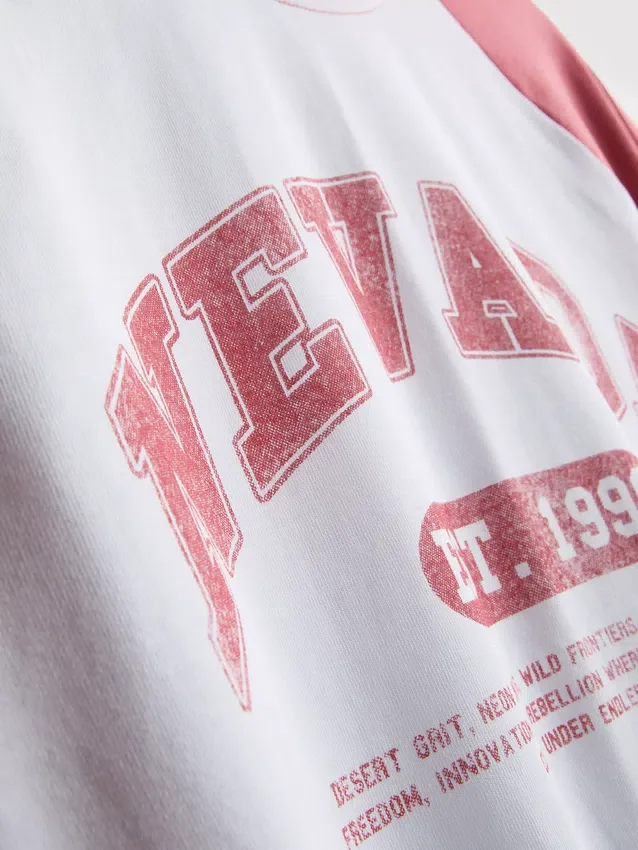 Nevada raglan-T-skjorte