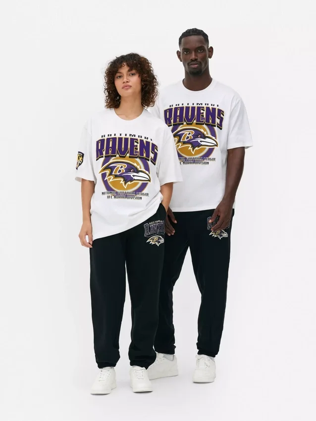 NFL Baltimore Ravens-logo-T-skjorte