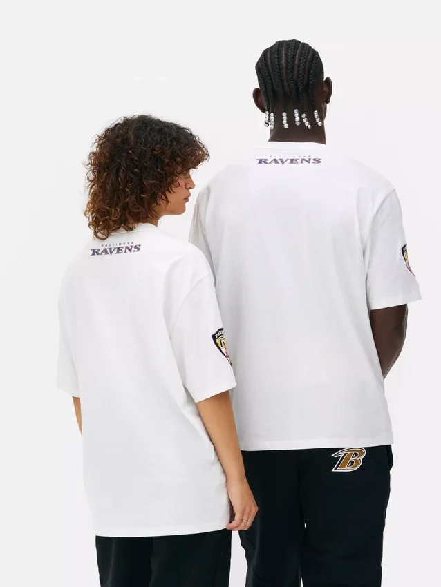 NFL Baltimore Ravens-logo-T-skjorte