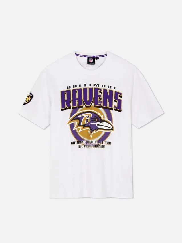 NFL Baltimore Ravens-logo-T-skjorte