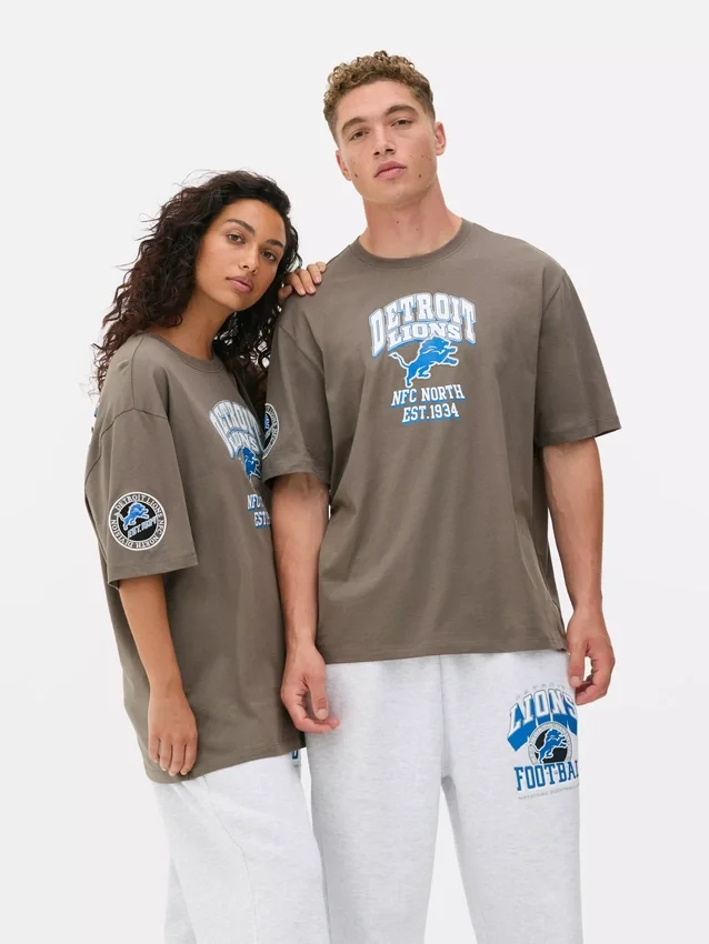 NFL Detroit Lions-logo-T-skjorte